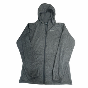 Columbia Charcoal Heather Zip-Up Jacket Coat Youth Boy 18-20 XL Spring Fall